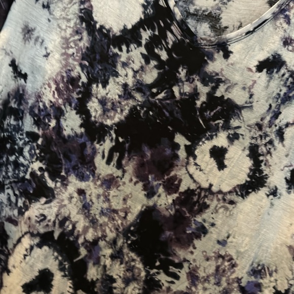 SIMPLY VERA / VERA WANG | Women’s Multi Colored Tie Dye Pattern Shirt Size 1X - Picture 2 of 5